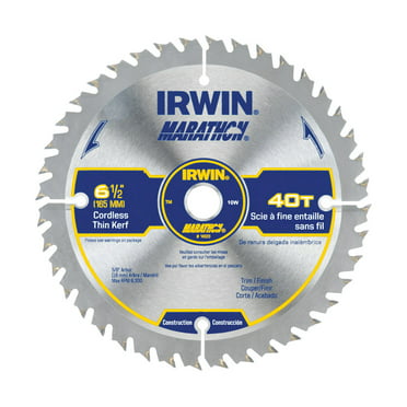 2-Pack New Irwin 14020 Marathon 6-1/2-Inch 18 Tooth ATB Combination Saw Blade